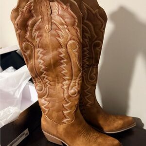 Brown Western Cowboy Boots